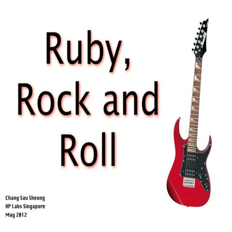 Ruby, Rock & Roll