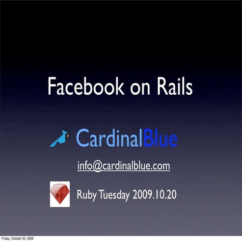 Facebook on Rails