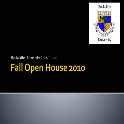 Rockcliffe University Fall Open House