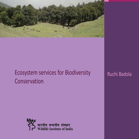 Ecosystem Services for Biodiversity Conservation: Study of Corbett 