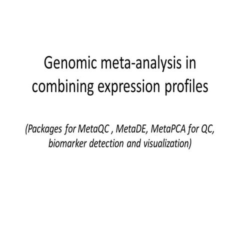 RUCK 2017 김성환 R 패키지 메타주성분분석(MetaPCA)