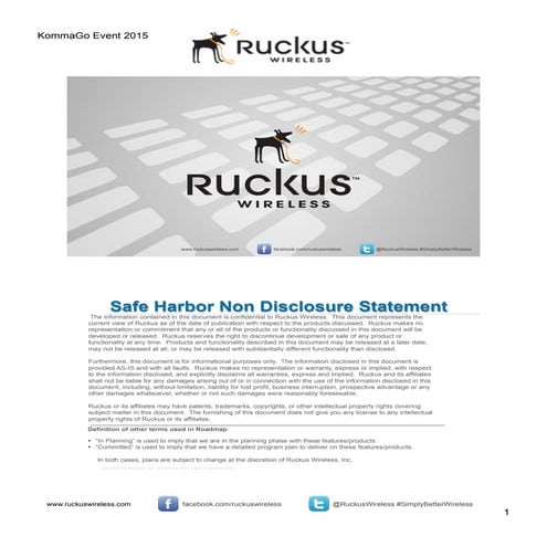 Ruckus KommaGo Update okt15