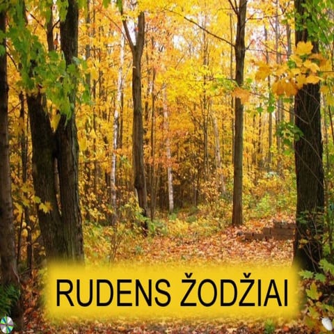 Rudens zodziai | PPS
