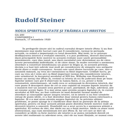 Rudolf steiner   cum sa-l gasesc pe hristos