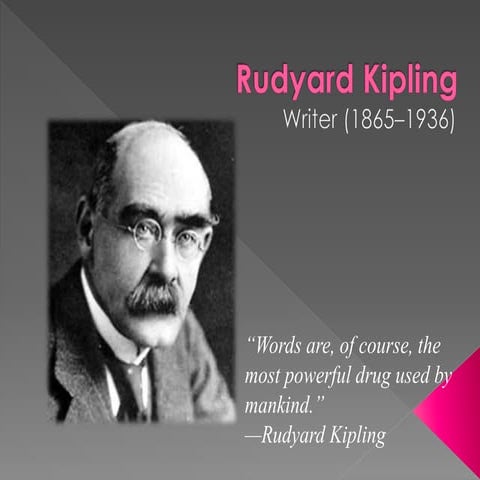 Rudyard kipling