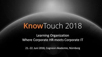KnowTouch Vortrag / Rückblick 10 Jahre E20/Digital Workplace Diskussionen
