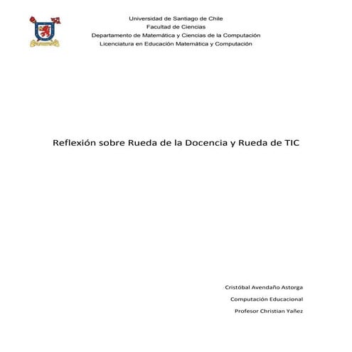 Rueda de docencia y tic