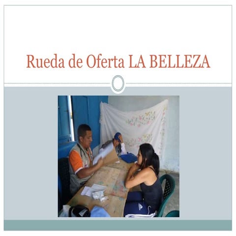 Rueda de oferta la belleza