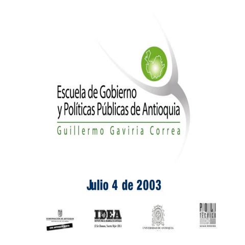 Diploma de Gestión Municipal y Desarrollo Local-UdeA. EGPPA. Medellin