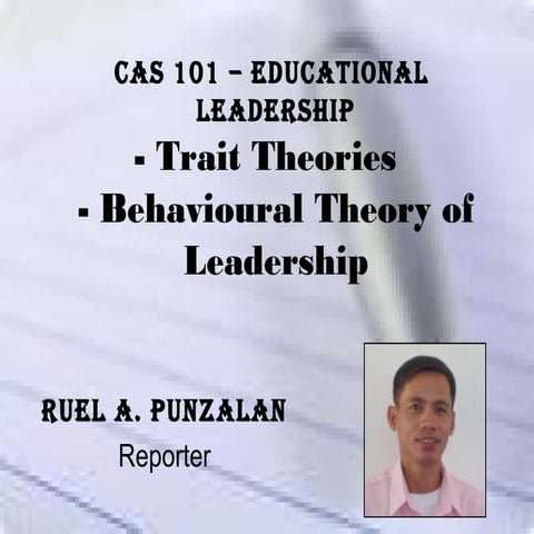  theories of leadership