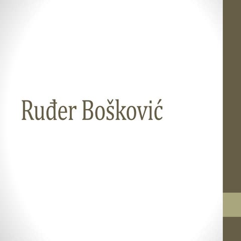 Ruđer bošković