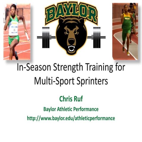 Ruf - Strength Training for Sprinters