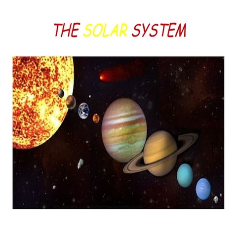 The universe and the solar system