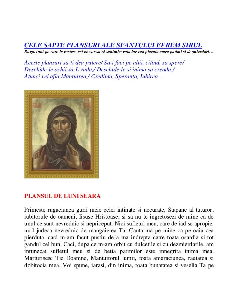 Rugăciunea de a slăbi