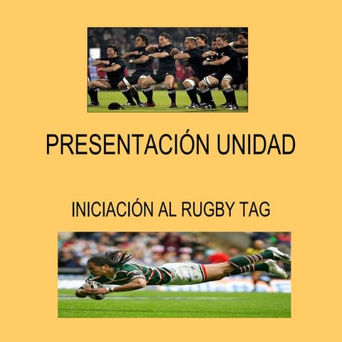 Rugby tag bilingüe | PPT
