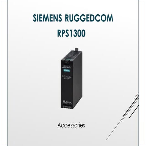 RUGGEDCOM RPS1300 accessories