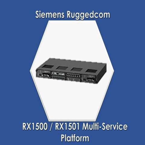 Ruggedcom rx1500  rx1501 multi service platform