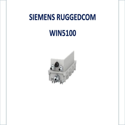 RUGGEDCOM WIN5100 wimax