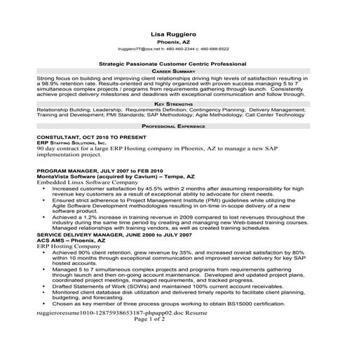 Ruggiero Resume 1010