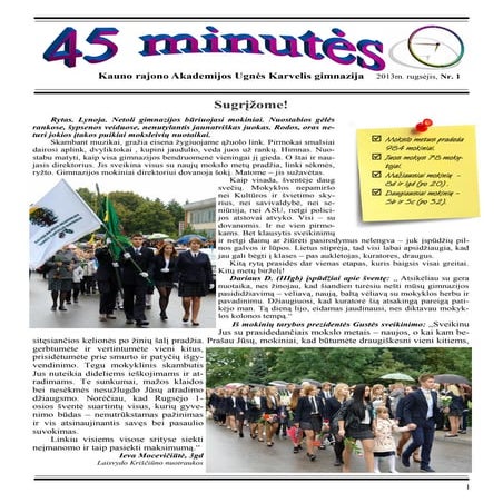 Rugsejis2013 | PDF