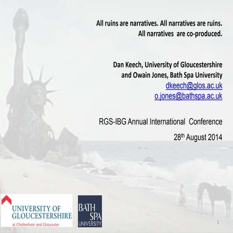 Dan Keech & Owain Jones 'Ruins' RGS 2014 