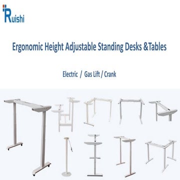 Ruishi height adjustable desks product list 2018 / catalog
