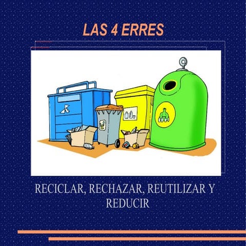 LAS 4 ERRES DEL RECICLAJE