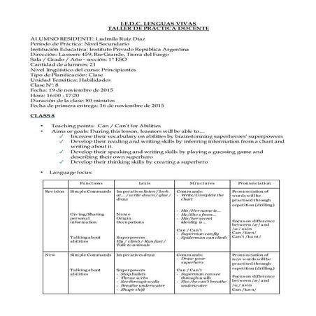 Secondary: Lesson Plan 8 | DOCX