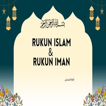 Rukun Islam & rukun iman mudah untuk difaham.pdf
