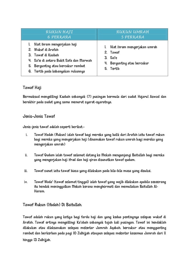 Rukun Tawaf