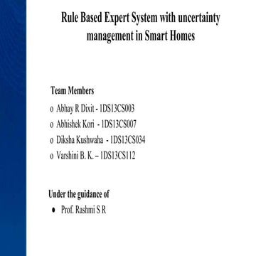 Rule based expert system | PPT