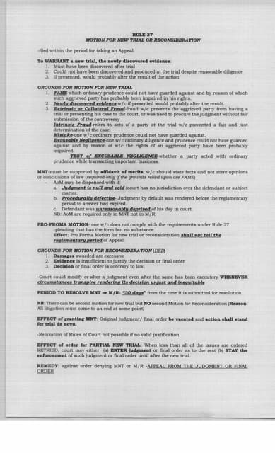 Rules on Civil Procedure Rule 65 Certiorari | PDF