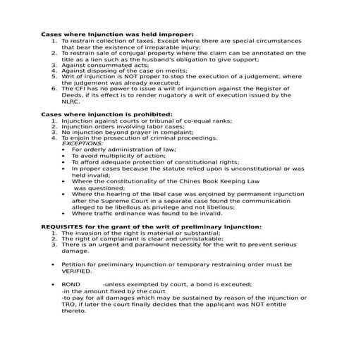 Remedial Law Rule 58  estopia notes part2