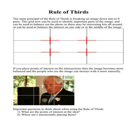 Rule of thirds