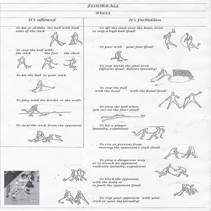 Floorball Rules pics
