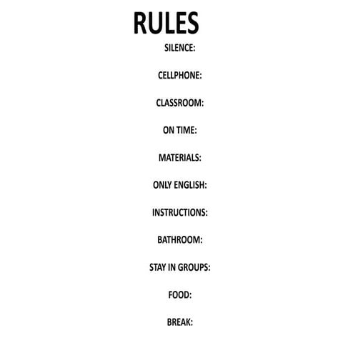 Rules