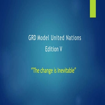 Intro to Model United Nations | PPTX