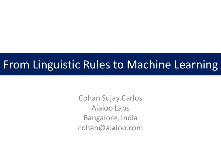 machine learning rules engine