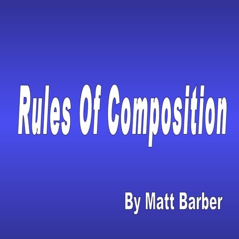 Rules of composition