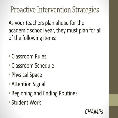 Rules, Schedule, and Space