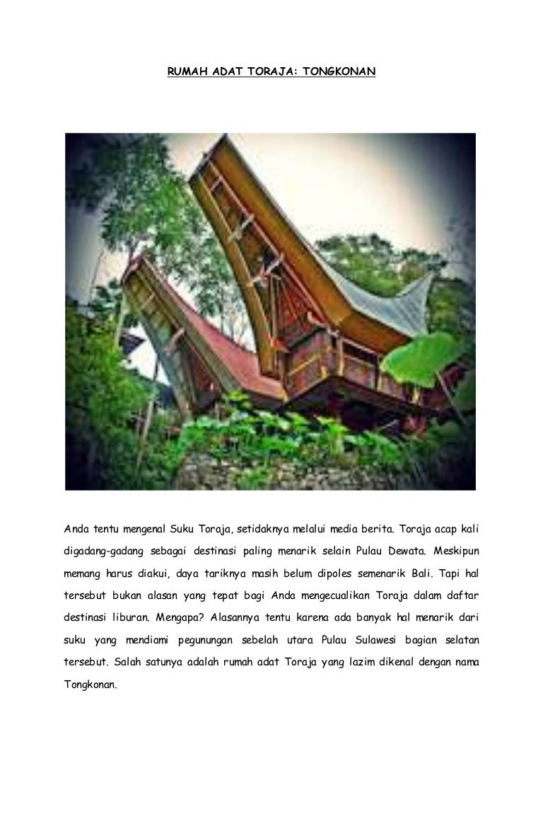 Rumah adat toraja