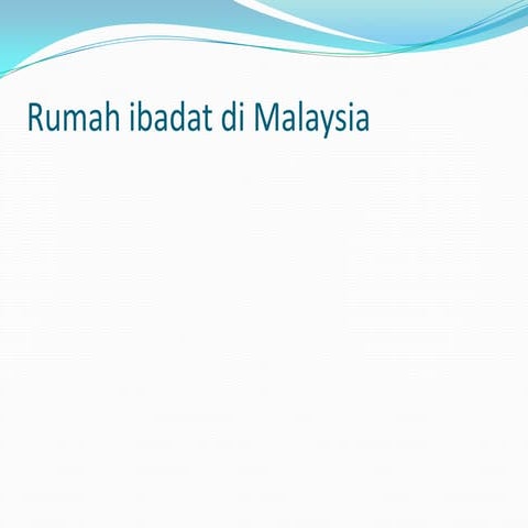 Rumah beribadat di malaysia