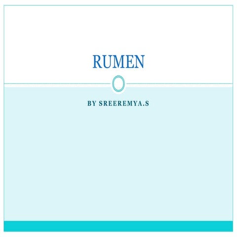 ruminant animals | PPTX