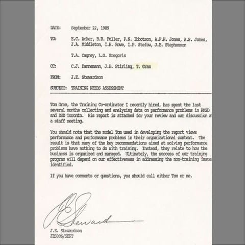 Early Rummler Case Study 