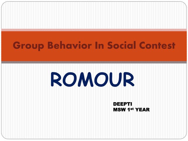 Rumor
