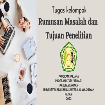 Ppt Metodologi Penelitian: 3. Rumusan Masalah & Tujuan Penelitian | Kelas: 6A...