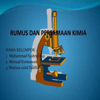 RUMUS DAN PERSAMAAN KIMIA