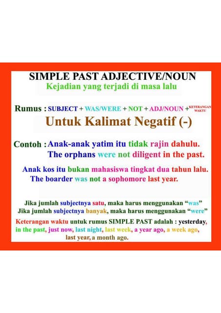 Rumus Present Perfect Adjective/Noun untuk Kalimat Interogatif | PDF