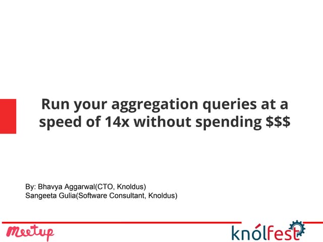 Run your queries 14X faster without any investment!