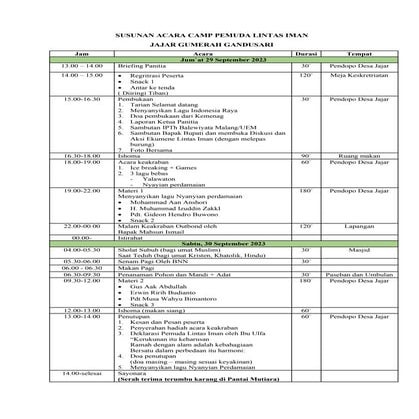 RUNDOWN CAMP PEMUDA LINTAS IMAN.pdf